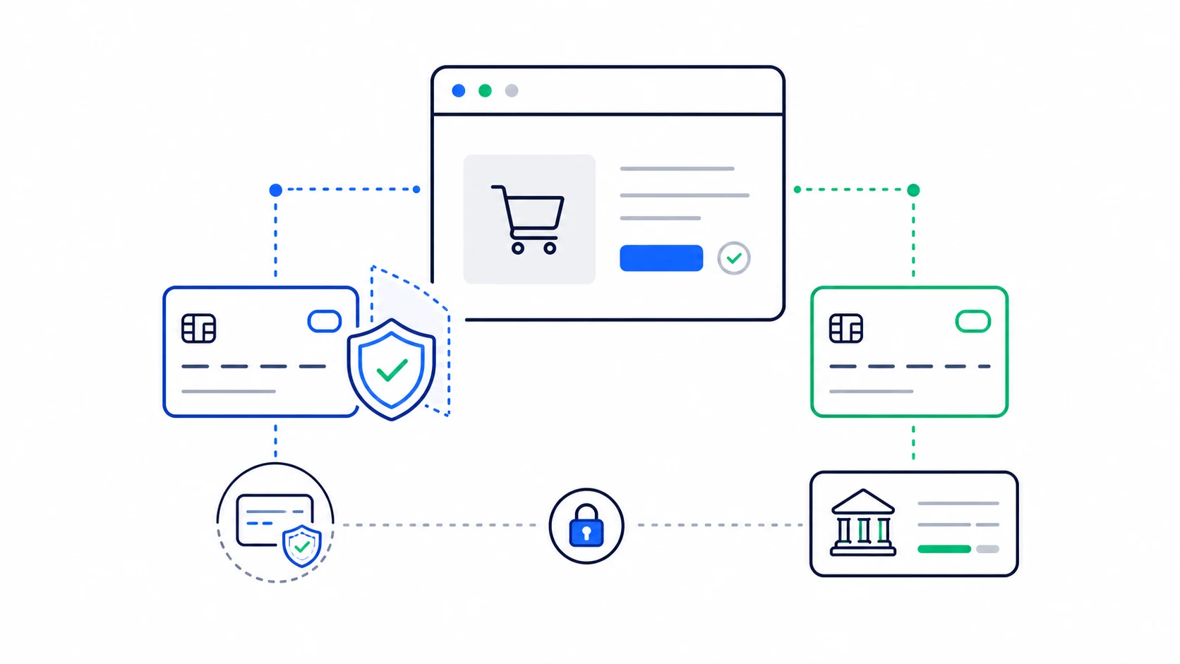 Tarjeta de crédito y tarjeta de débito comparadas para compras seguras por internet